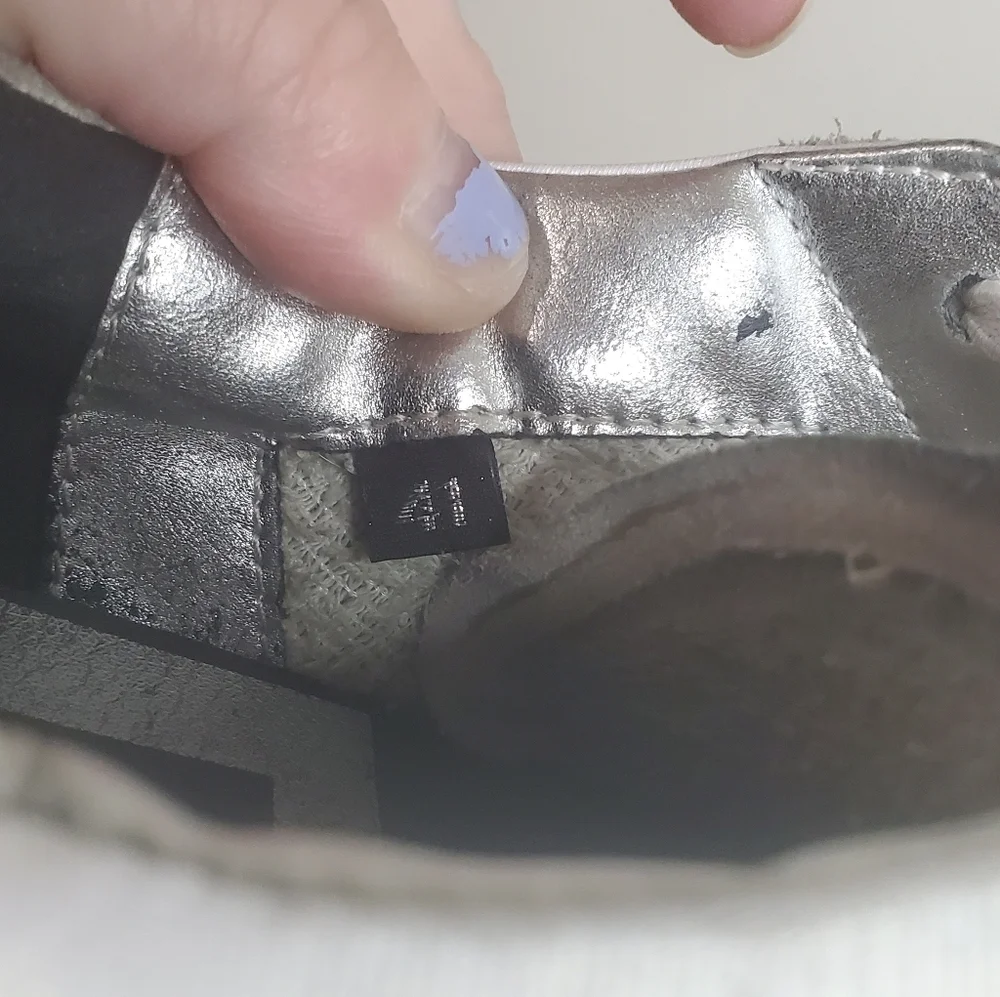 Womens P448 John W Textured Iridescent Sneakers Size 10.5